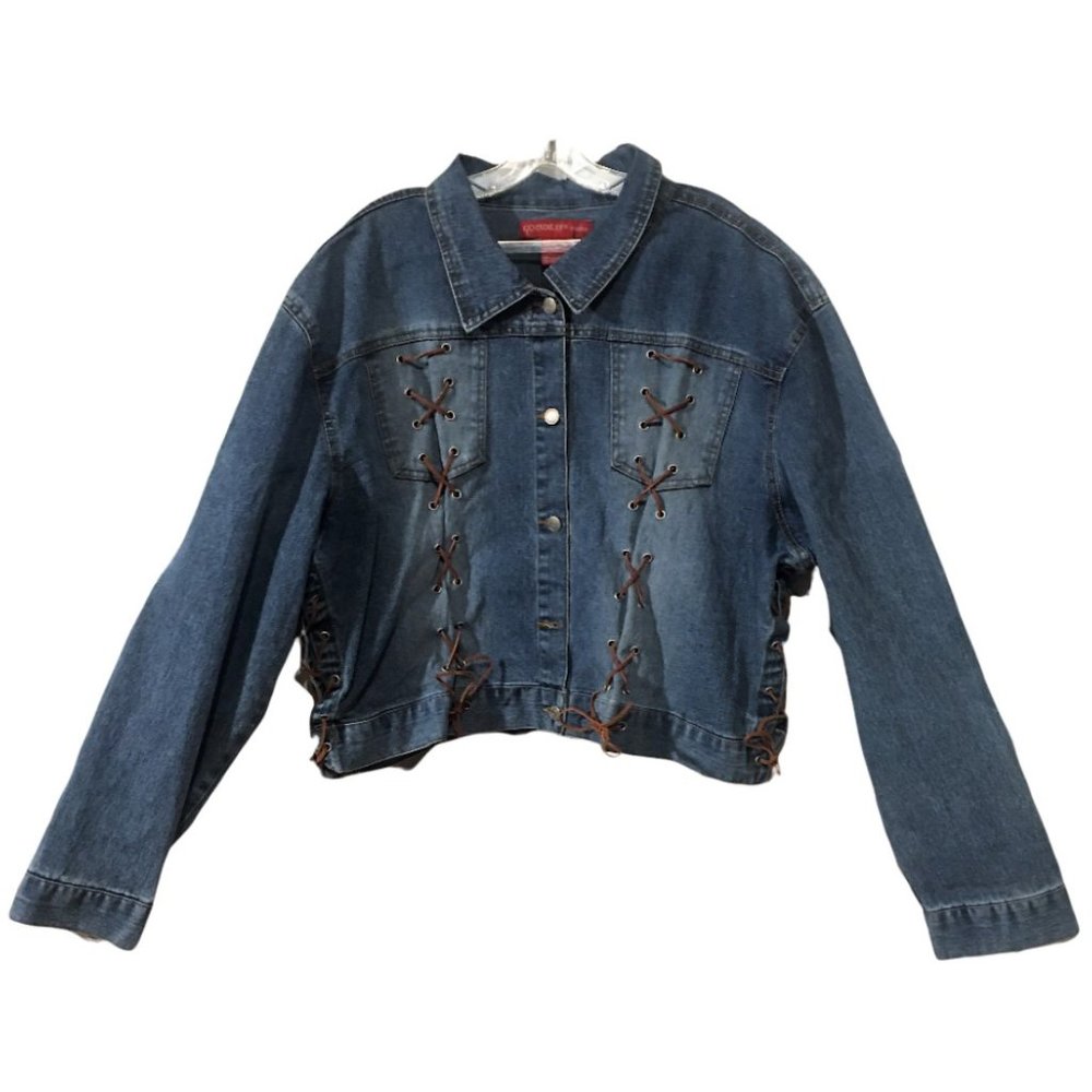 Goddess Trend Denim Jacket Size 24